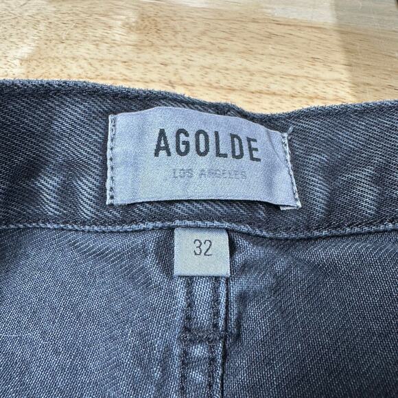 AGOLDE NWT Vintage Boot High Rise Jeans Vintage Wash Size 32 100% Organic Cotton - Picture 4 of 11